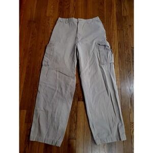 EUC Mens 35X34 GAP 1969 Khaki Tan Military Baggy Skater Utility Cargo Work Pants